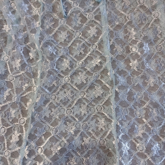 LA Vie en Rose Light Blue Lace Babydoll S - Picture 6 of 6